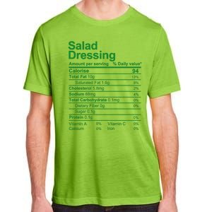 Salad Dressing Nutrition Facts Label Adult ChromaSoft Performance T-Shirt