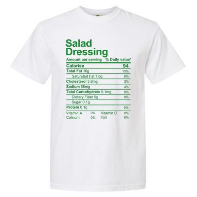 Salad Dressing Nutrition Facts Label Garment-Dyed Heavyweight T-Shirt