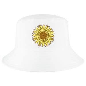 Sunflower Drawing Nature Cool Comfort Performance Bucket Hat