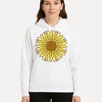 Sunflower Drawing Nature Hoodie