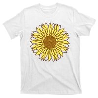 Sunflower Drawing Nature T-Shirt