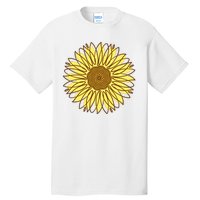 Sunflower Drawing Nature Tall T-Shirt