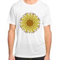 Sunflower Drawing Nature Adult ChromaSoft Performance T-Shirt