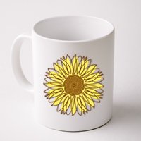 Sunflower Drawing Nature Coffee Mug