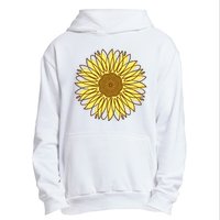 Sunflower Drawing Nature Urban Pullover Hoodie