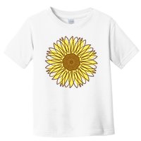 Sunflower Drawing Nature Toddler T-Shirt