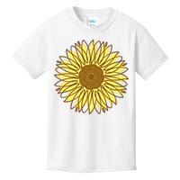 Sunflower Drawing Nature Kids T-Shirt