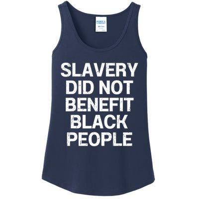 Slavery Did Not Benefit Black People Ladies Essential Tank