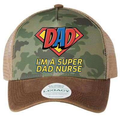 Super Dad Nurse Gift Legacy Tie Dye Trucker Hat