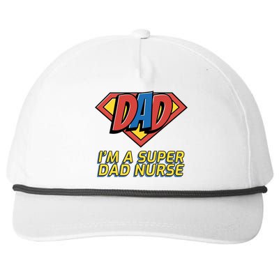 Super Dad Nurse Gift Snapback Five-Panel Rope Hat