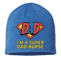 Super Dad Nurse Gift Sustainable Beanie