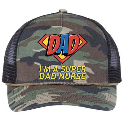 Super Dad Nurse Gift Retro Rope Trucker Hat Cap