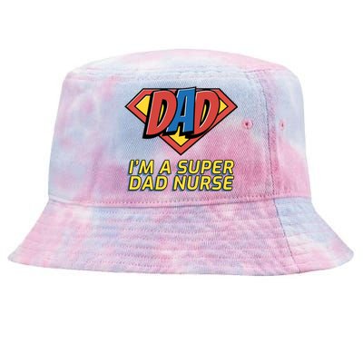 Super Dad Nurse Gift Tie-Dyed Bucket Hat