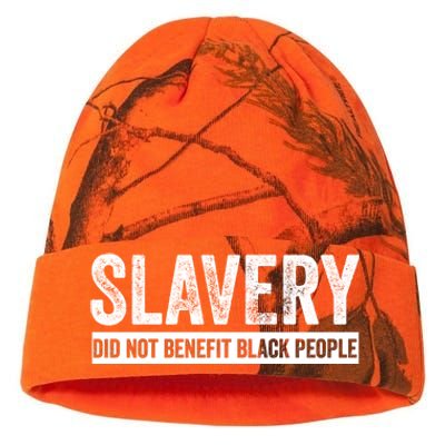 Slavery Did Not Benefit Black People Kati Licensed 12" Camo Beanie