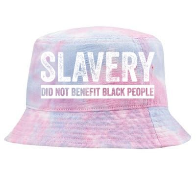 Slavery Did Not Benefit Black People Tie-Dyed Bucket Hat