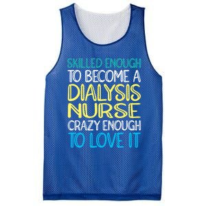 Skilled Dialysis Nurse Gift Mesh Reversible Basketball Jersey Tank