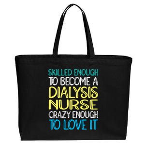 Skilled Dialysis Nurse Gift Cotton Canvas Jumbo Tote