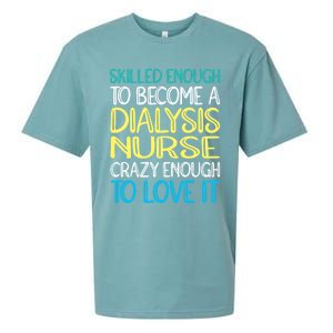 Skilled Dialysis Nurse Gift Sueded Cloud Jersey T-Shirt