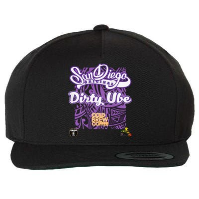 San Diego Original Dirty Ube Wool Snapback Cap