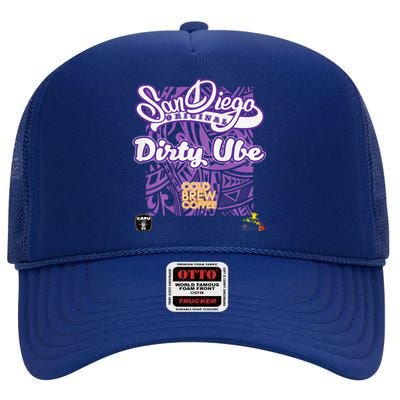 San Diego Original Dirty Ube High Crown Mesh Back Trucker Hat