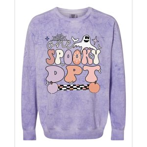 Spooky Doctor Of Physical Therapy Halloween DPT Colorblast Crewneck Sweatshirt