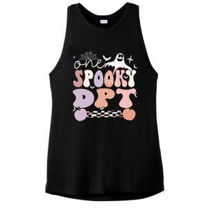 Spooky Doctor Of Physical Therapy Halloween DPT Ladies PosiCharge Tri-Blend Wicking Tank