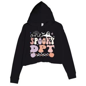 Spooky Doctor Of Physical Therapy Halloween DPT Crop Fleece Hoodie