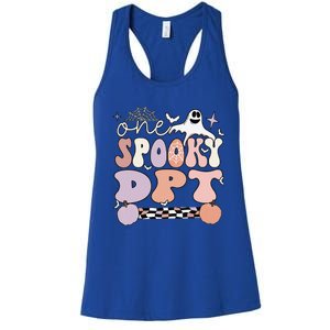 Spooky Doctor Of Physical Therapy Halloween DPT Women's Racerback Tank