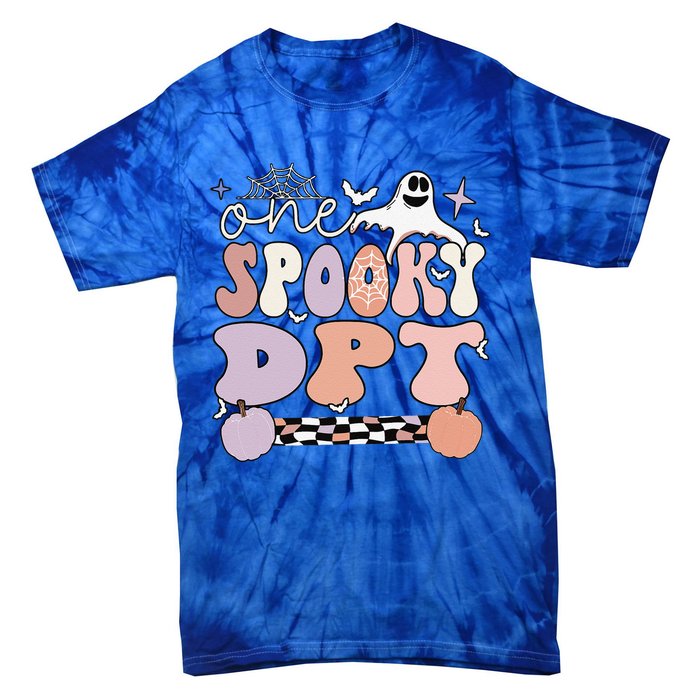 Spooky Doctor Of Physical Therapy Halloween DPT Tie-Dye T-Shirt