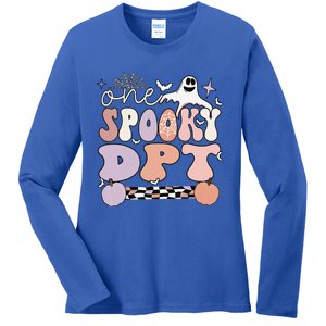 Spooky Doctor Of Physical Therapy Halloween DPT Ladies Long Sleeve Shirt