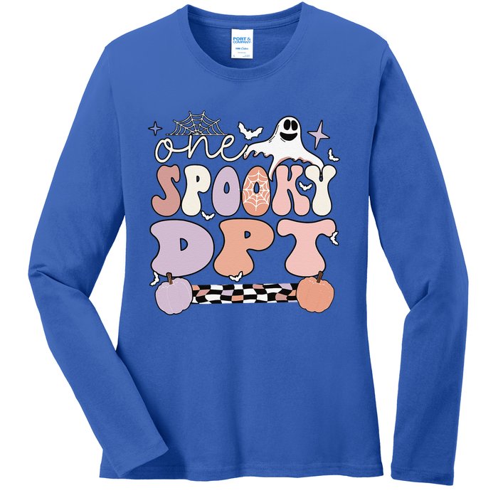 Spooky Doctor Of Physical Therapy Halloween DPT Ladies Long Sleeve Shirt