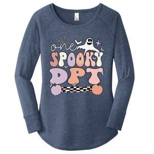 Spooky Doctor Of Physical Therapy Halloween DPT Women's Perfect Tri Tunic Long Sleeve Shirt