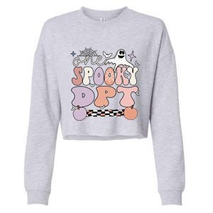 Spooky Doctor Of Physical Therapy Halloween DPT Cropped Pullover Crew