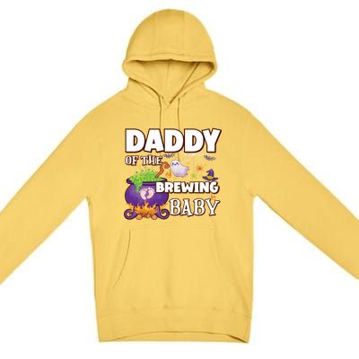 Spooky Daddy Of Brewing Halloween Theme Shower Gift Premium Pullover Hoodie