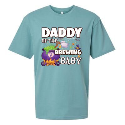 Spooky Daddy Of Brewing Halloween Theme Shower Gift Sueded Cloud Jersey T-Shirt