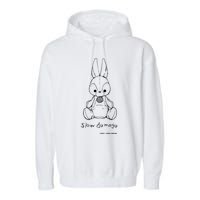 Slow Damage Original Garment-Dyed Fleece Hoodie