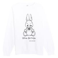 Slow Damage Original Premium Crewneck Sweatshirt