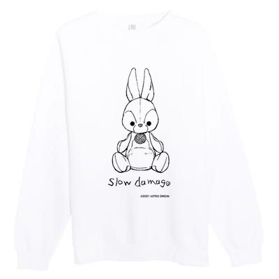 Slow Damage Original Premium Crewneck Sweatshirt