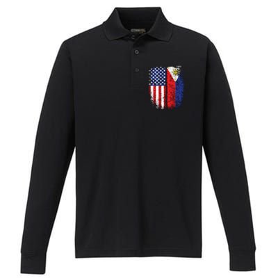 San Diego Original Dirty Ube Performance Long Sleeve Polo