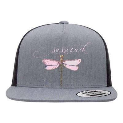 Sassenach Dragonfly Outlander Flat Bill Trucker Hat