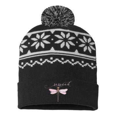 Sassenach Dragonfly Outlander USA-Made Snowflake Beanie