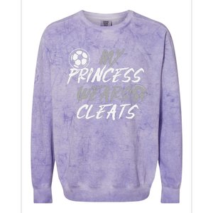 Soccer Daughter Outfit For A Soccer Dad Or Soccer Mom Colorblast Crewneck Sweatshirt