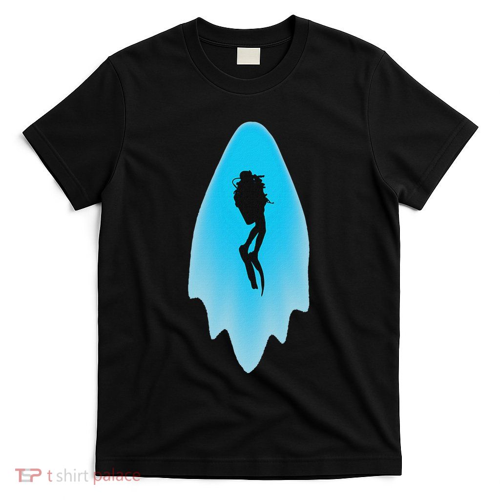 Scuba Diver Ocean Underwater Scuba Diving Freediving T-Shirt