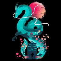 Spirit Dragon Of The River Backpack