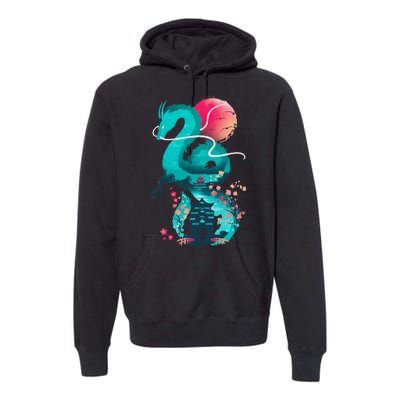 Spirit Dragon Of The River Premium Hoodie