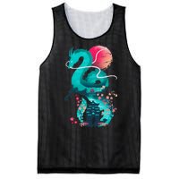 Spirit Dragon Of The River Mesh Reversible Basketball Jersey Tank