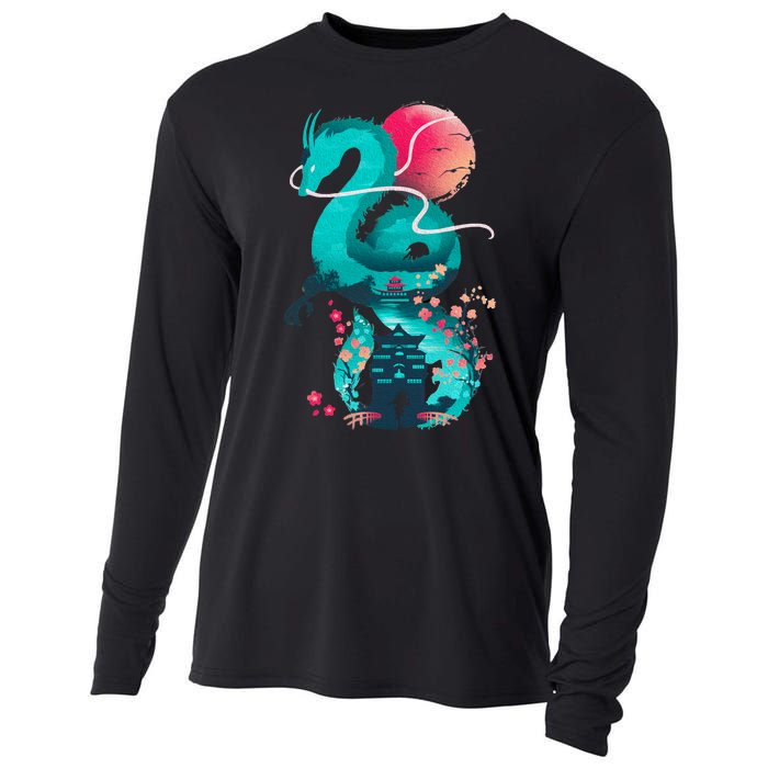 Spirit Dragon Of The River Cooling Performance Long Sleeve Crew