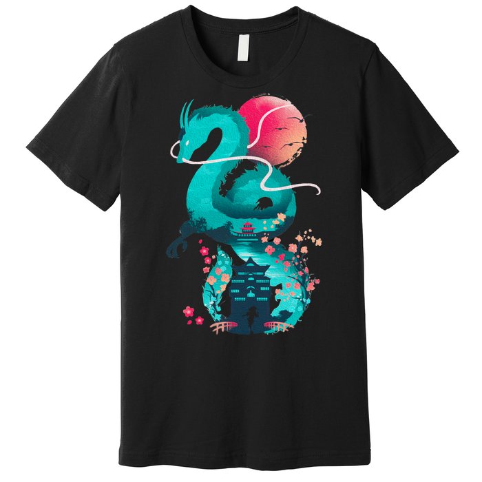 Spirit Dragon Of The River Premium T-Shirt