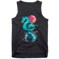 Spirit Dragon Of The River Tank Top