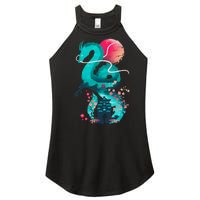 Spirit Dragon Of The River Women's Perfect Tri Rocker Tank